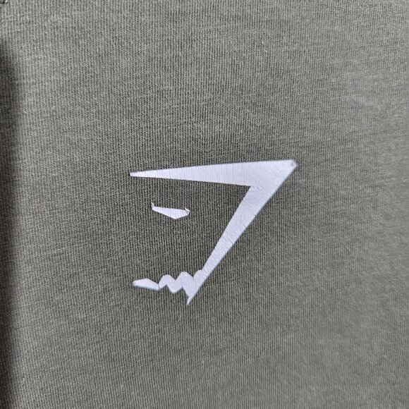 Gymshark Shirt Mens Medium Green Crewneck Short Sleeve Athletic Training Tee - Picture 5 of 16